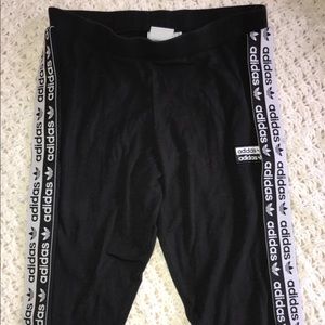 Brand new adidas tape logo leggings